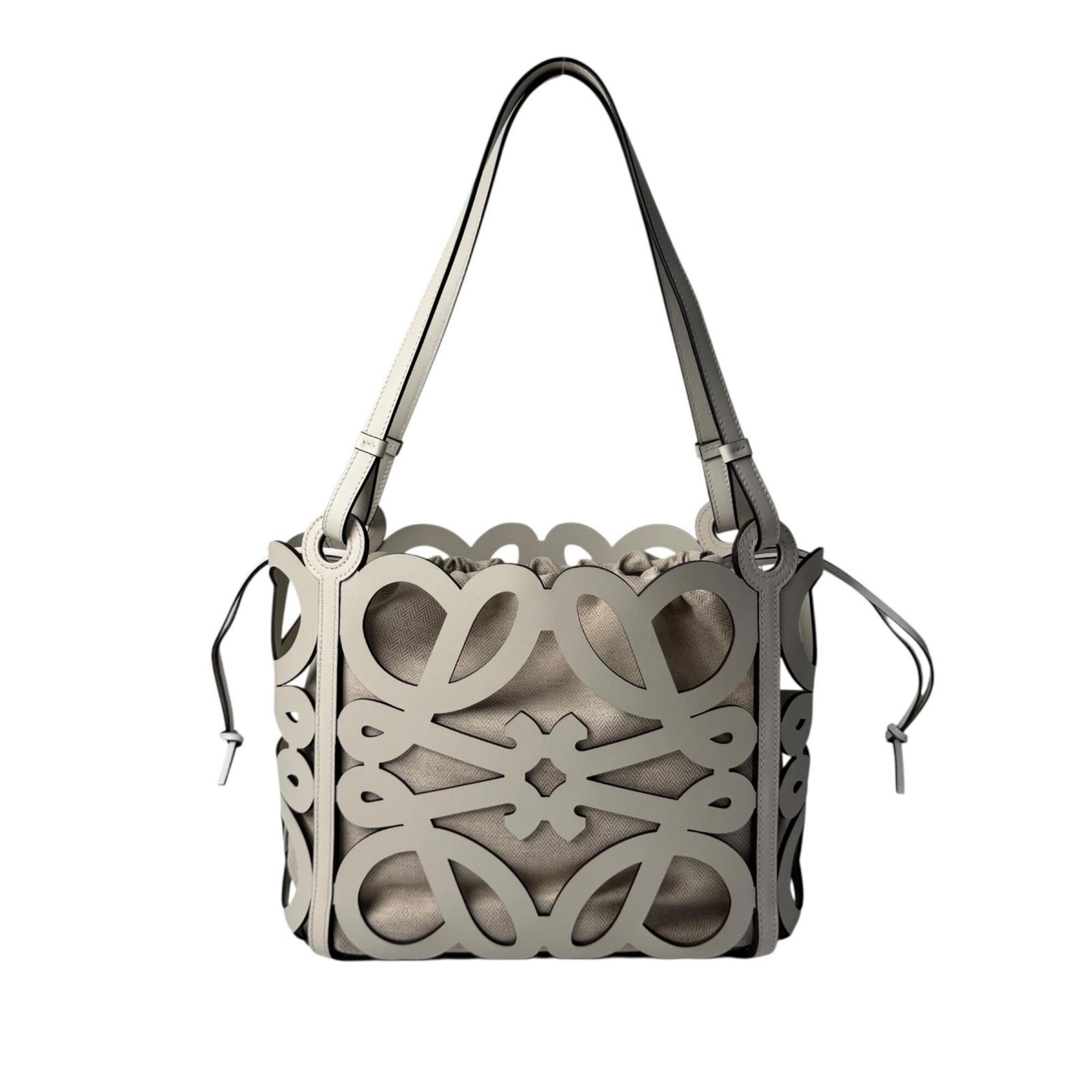 Loewe Anagram Cutout Tote Bag for Women — Like New