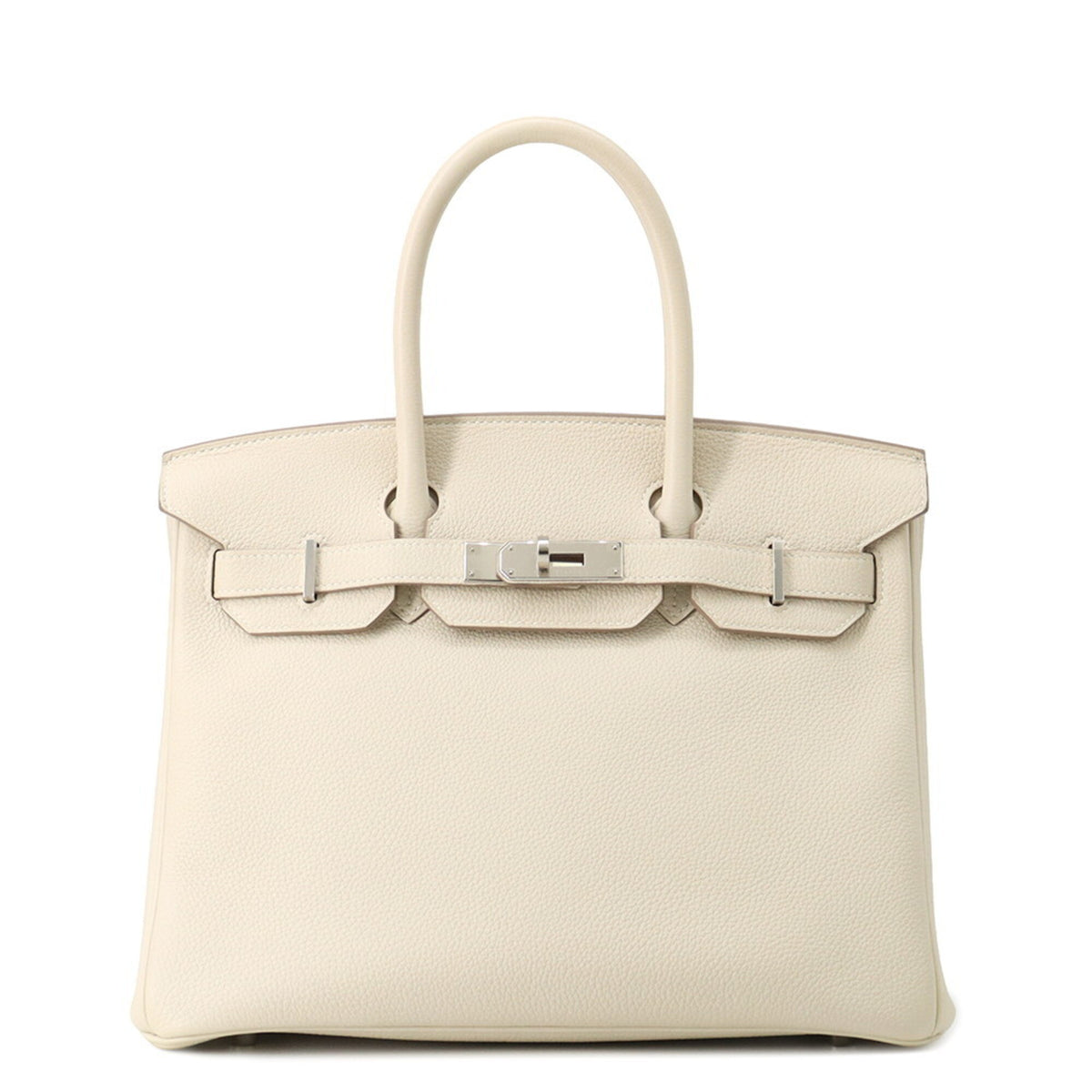 Hermes Birkin 30 Craie Togo C stamp HERMES handbag women's — Like New