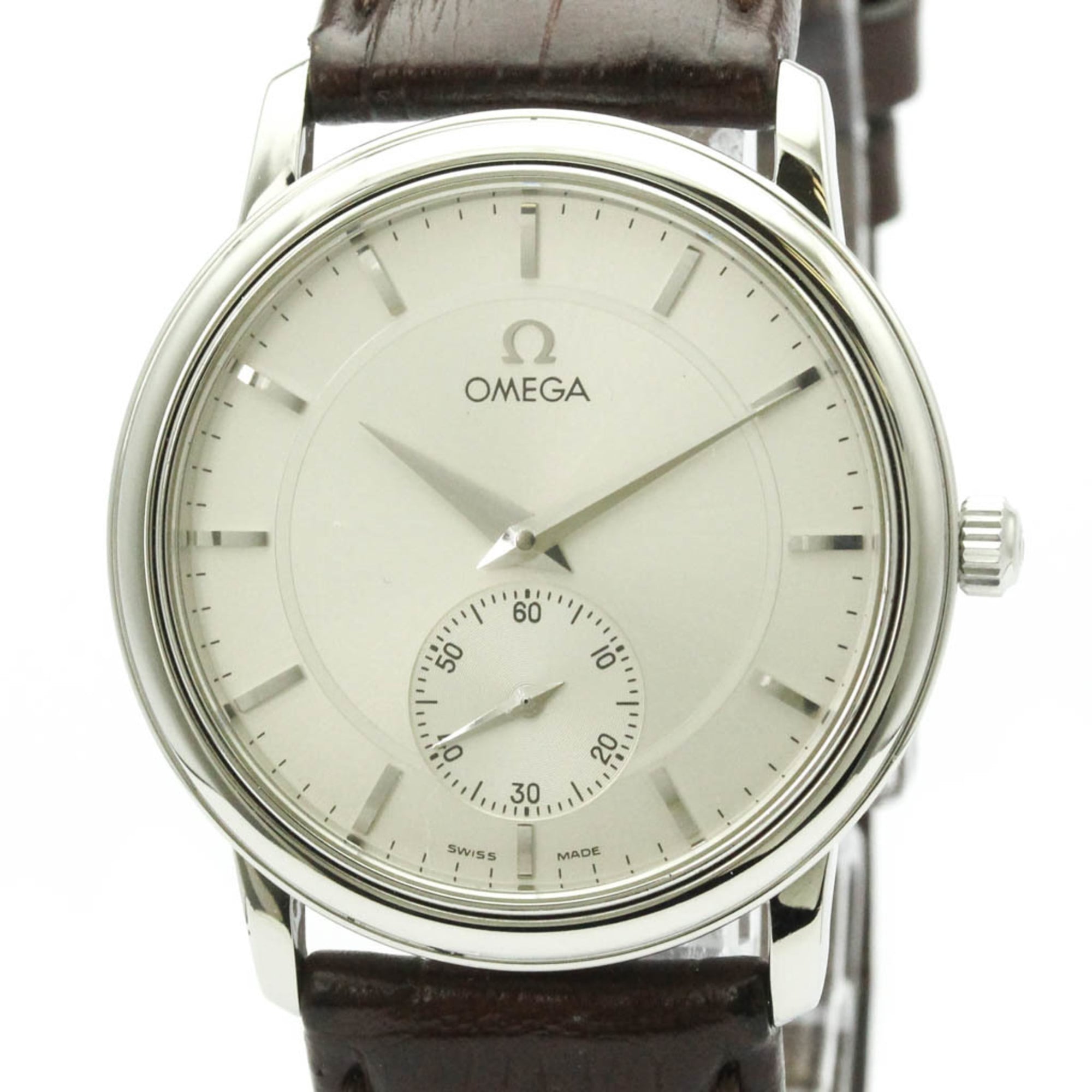 OMEGA De Ville Prestige Steel Hand-Winding Mens Watch 4820.31 Polished — Very Good
