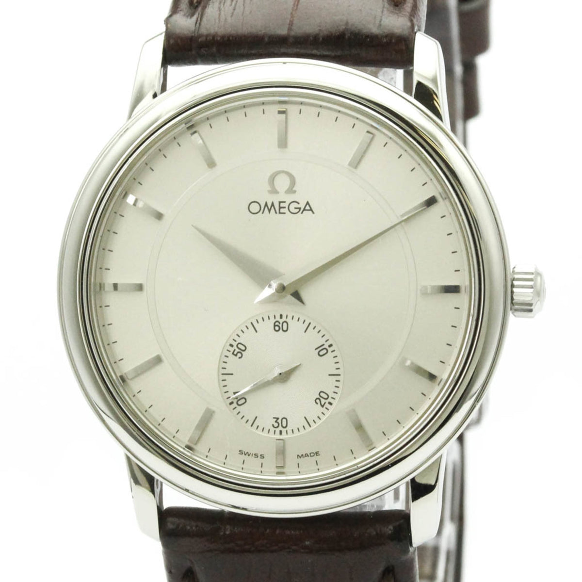 OMEGA De Ville Prestige Steel Hand-Winding Mens Watch 4820.31 Polished — Very Good