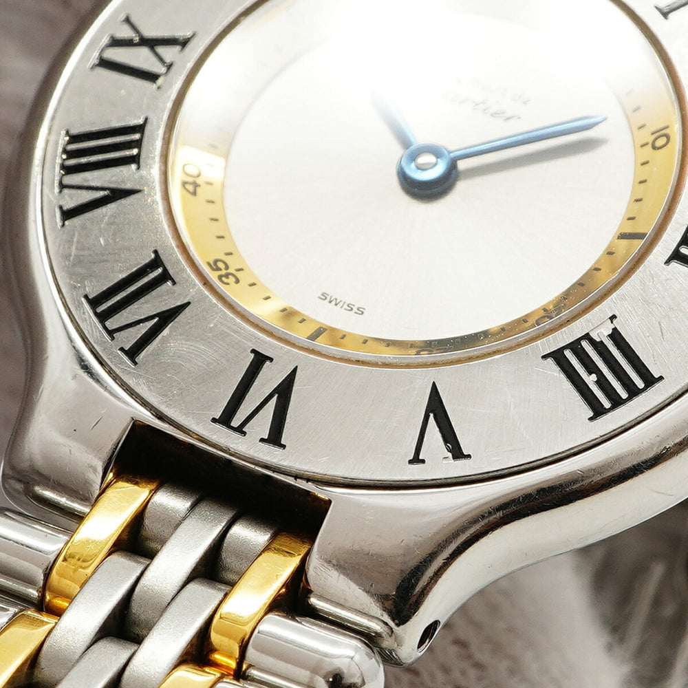 Cartier Must 21 SM W10075F4 Silver Dial Women's Watch — Good