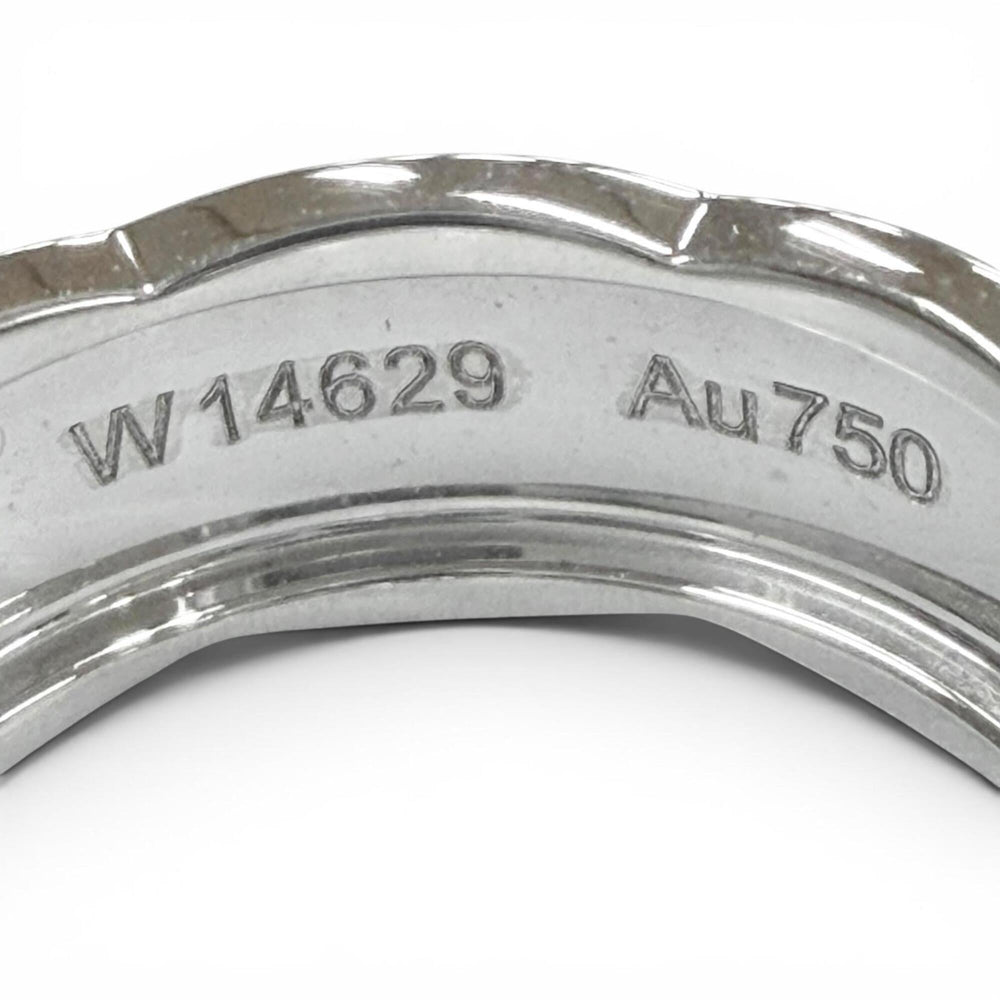CHANEL W14629 750 (WG) Coco Crush Ring, Silver, Size 47, Weight 5.43g, Women's Accessory — Like New