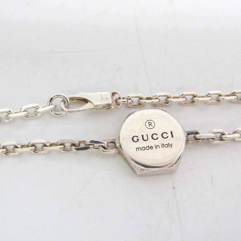 Gucci Hexagon Silver Charm Bracelet Silver