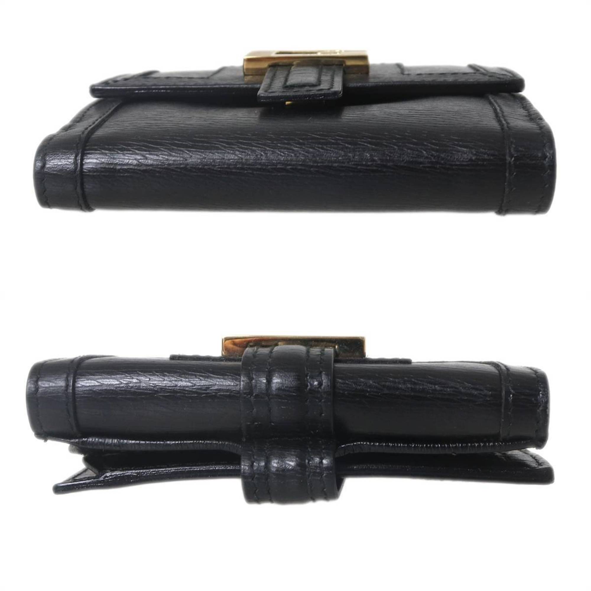 GUCCI Tri-fold Wallet Black 035.2118.2202