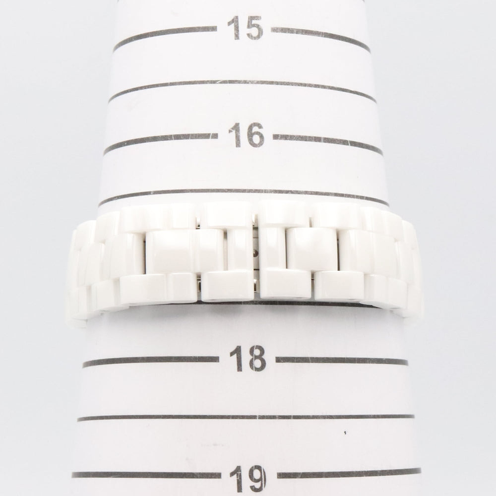 Chanel J12 Mademoiselle Ceramic Watch for Men, White (H5241) — Very Good