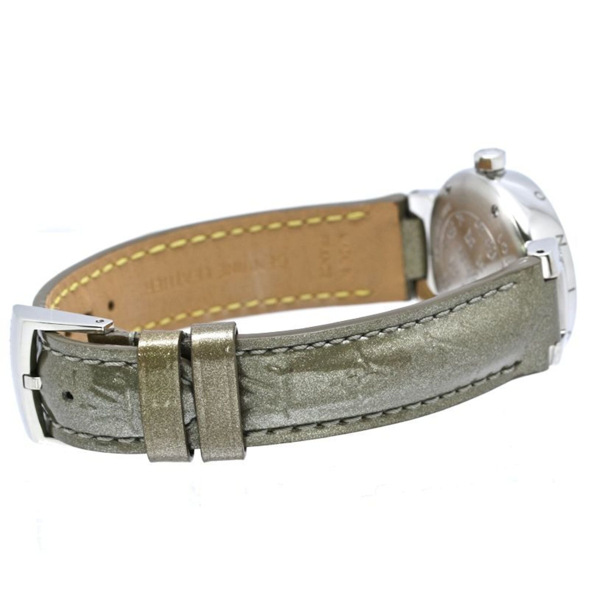 LOUIS VUITTON Tambour Disc PM Diamond Q12MU0 Women's Watch 40564 — Very Good