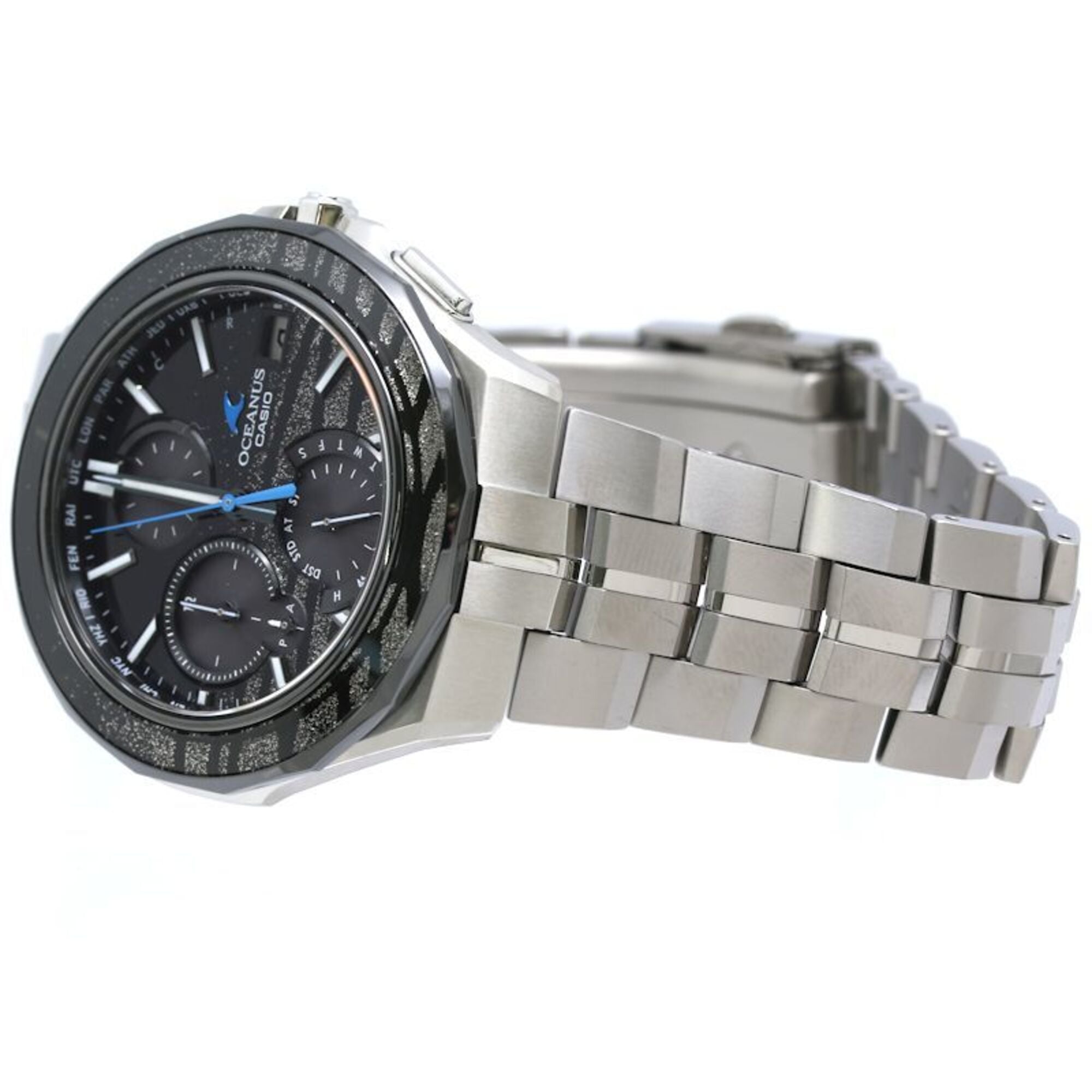 CASIO Oceanus Manta Maki-e Limited Edition (1500 pieces) OCW-S5000ME-1AJF Men's Titanium Watch 40539 — Very Good