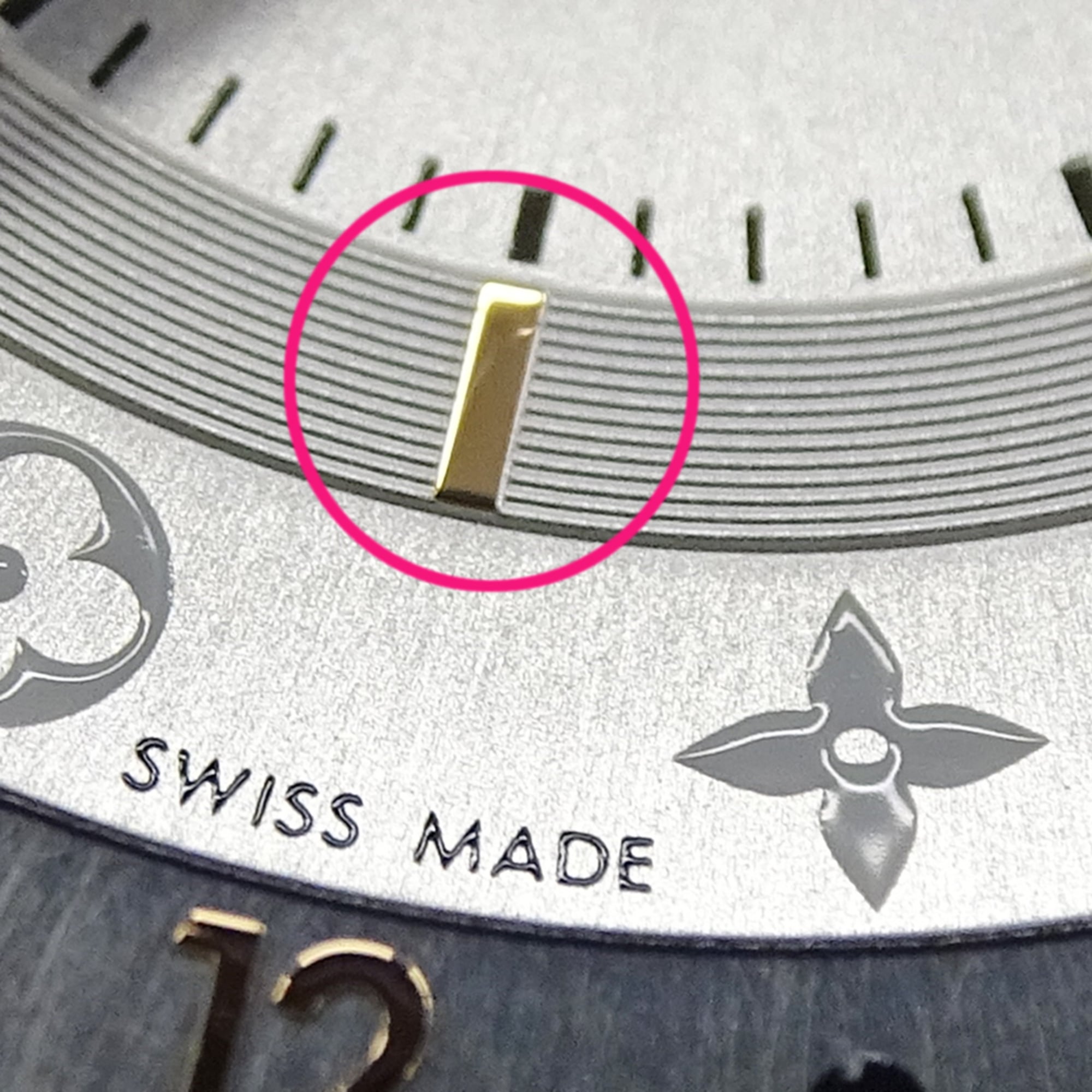 Louis Vuitton LOUIS VUITTON Women's Watch, Tambour Moon Dual Time, Quartz, Stainless Steel (QA104), Silver — Good