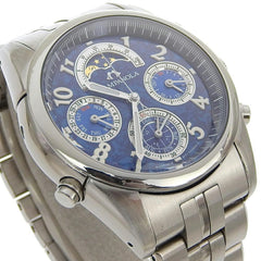 Citizen Campanola Watch Moon Face 6771-T010750-TA Stainless Steel Quartz Blue Dial Men's S111624325 — Good