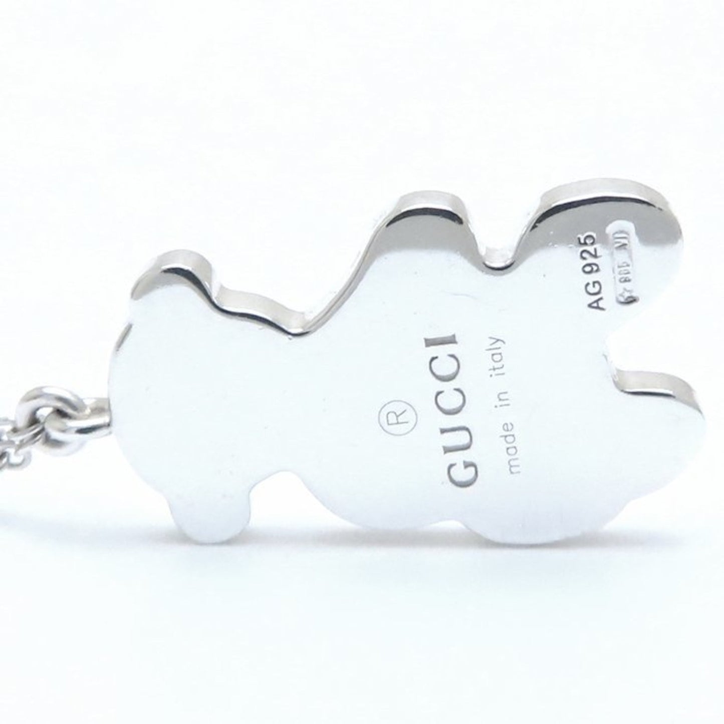 GUCCI Teddy Bear Necklace in Silver 925 for Women, 294593