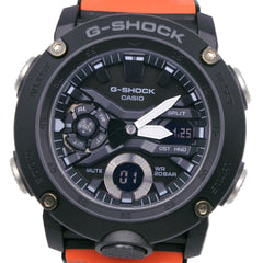 Casio G-SHOCK GA-2000-4JR Carbon Core Guard Watch, x Resin, Black Orange, Quartz, Analog-Digital, Dial, Men's — Very Good