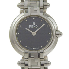 Fendi Olologi Women's Watch, 750L Stainless Steel, Quartz Movement, Analog Display, Black Dial — Good