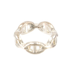 Hermes Chaine d'Ancre Enchainée PM #53 Ring, SV 925 Silver — Like New