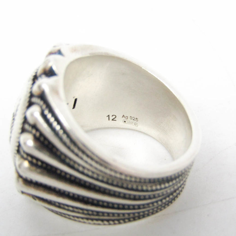 Gucci Interlocking G 728399 Silver Fashion Band Ring Silver — Like New