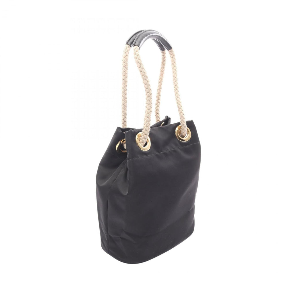 Prada Re-Nylon Tessuto Rope Mariner Small Bucket Bag, Shoulder Nylon, Women's, Black, 1BE082