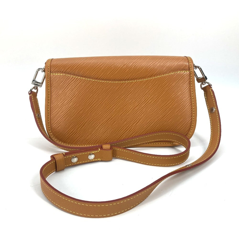LOUIS VUITTON M59459 Epi Bussi NM Pochette Shoulder Bag in Leather, Women's, Beige — Like New