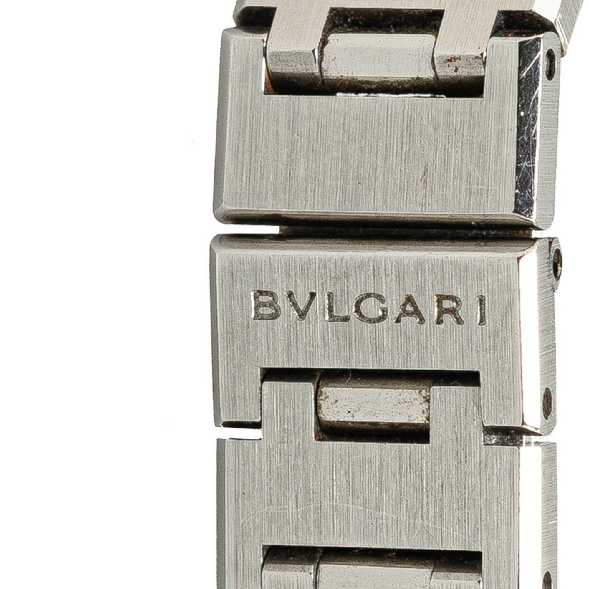 BVLGARI Watch BB23SS Quartz Black Dial Stainless Steel Women's — Good