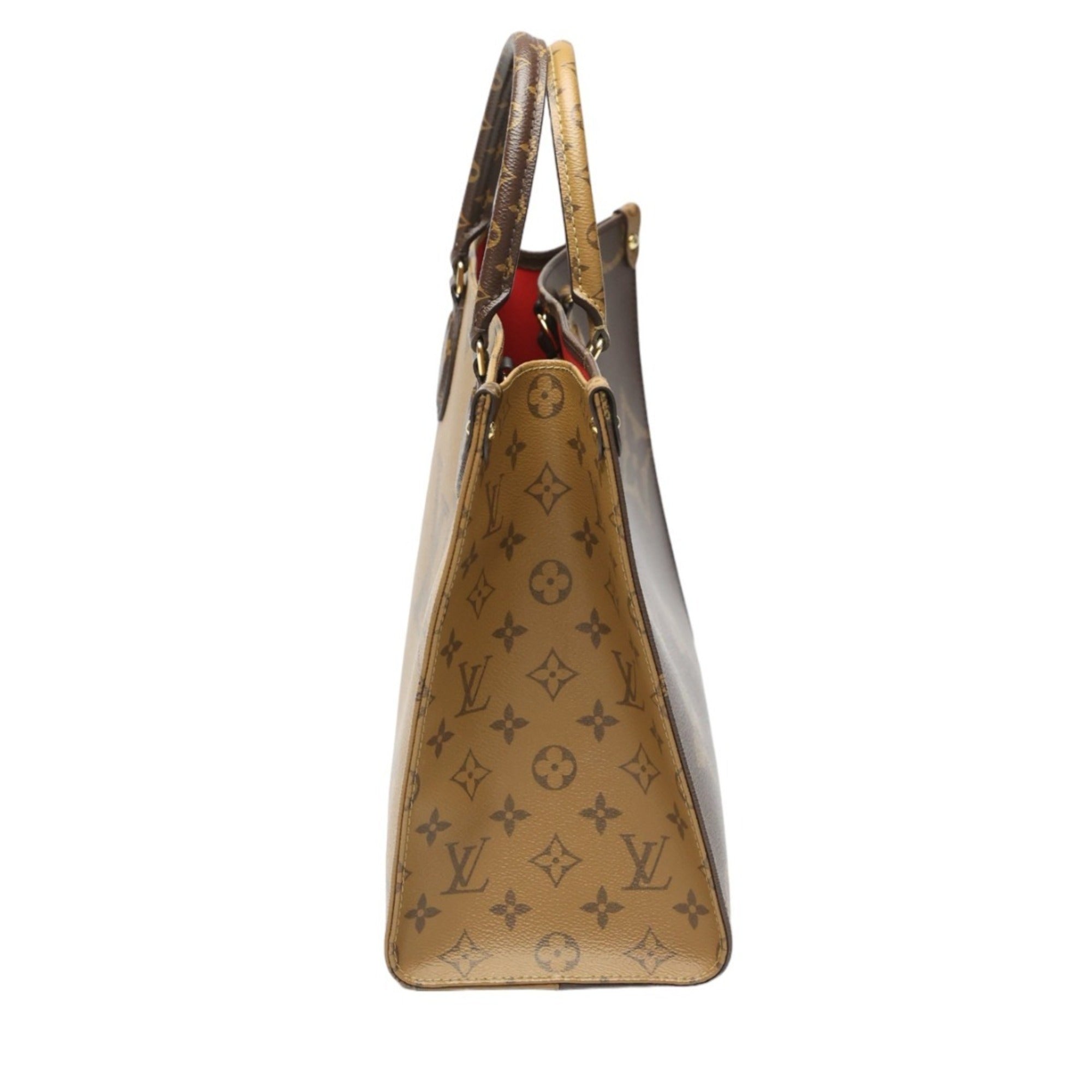 Louis Vuitton LOUIS VUITTON Bag Monogram On the Go MM Canvas M45321 Brown LV — Like New