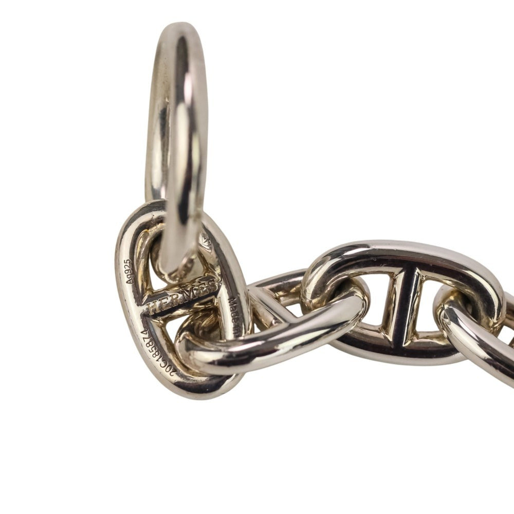 HERMES Chaine d'Ancre MM 14-link bracelet, sterling silver 925, women's — Like New