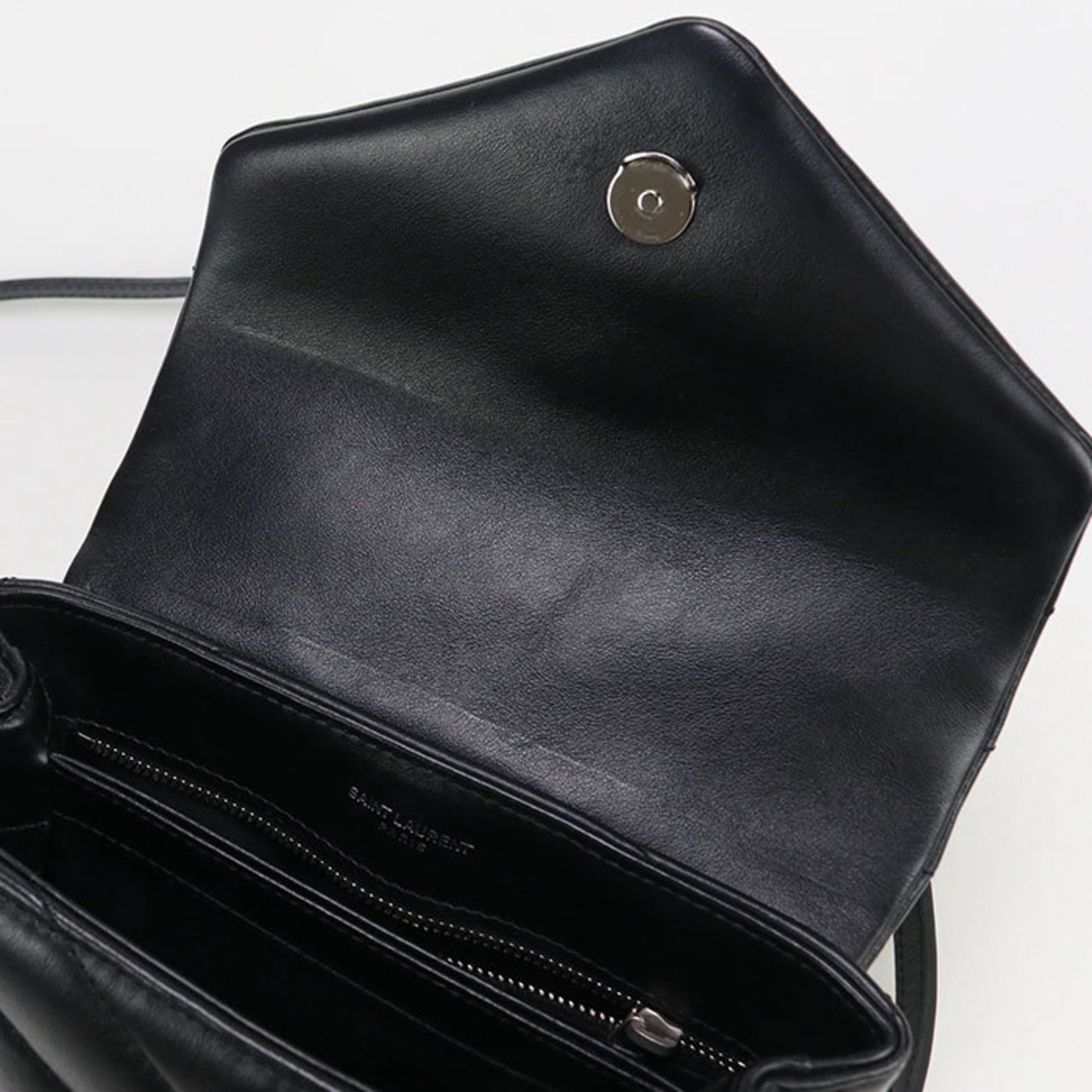 SAINT LAURENT Shoulder Bag SL95393 Lulu 467072 DV707 1000 Women's Black