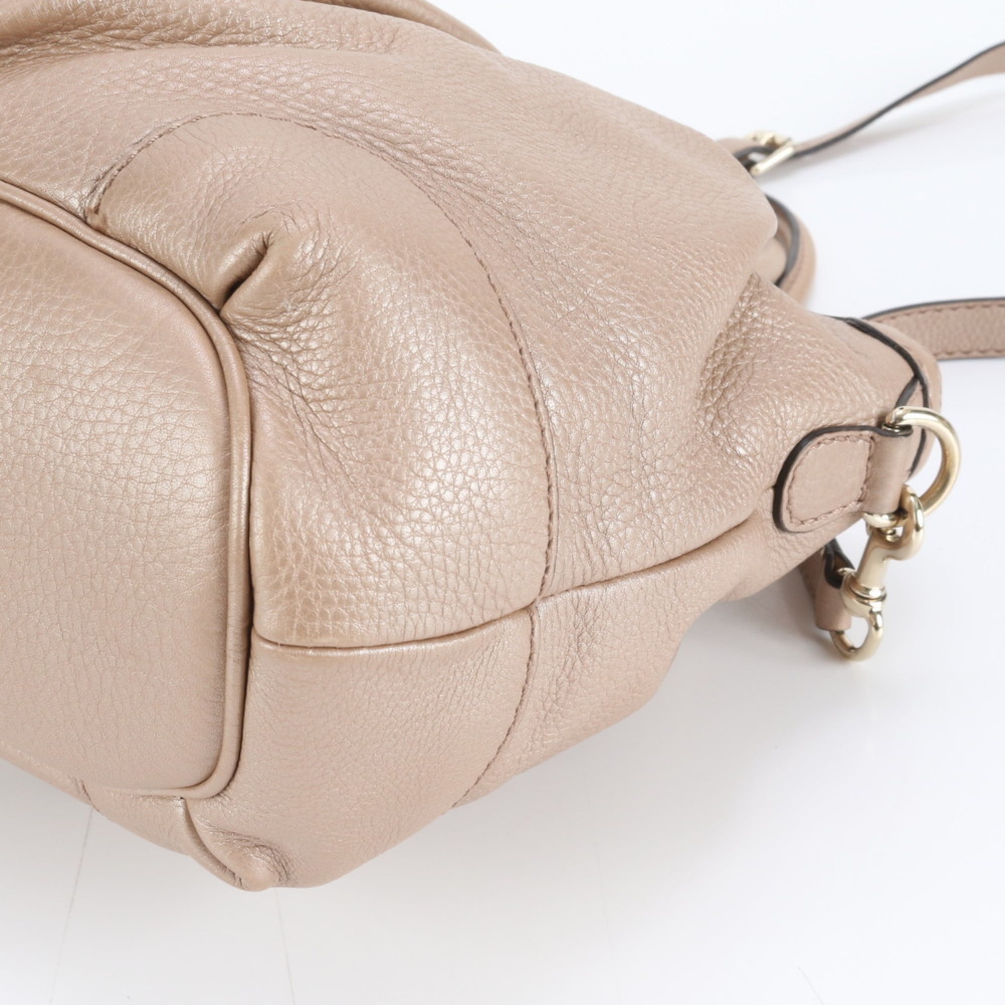 Gucci Sukey 247902 Leather 2-Way Shoulder Bag, Handbag, Tote Pink, Women's