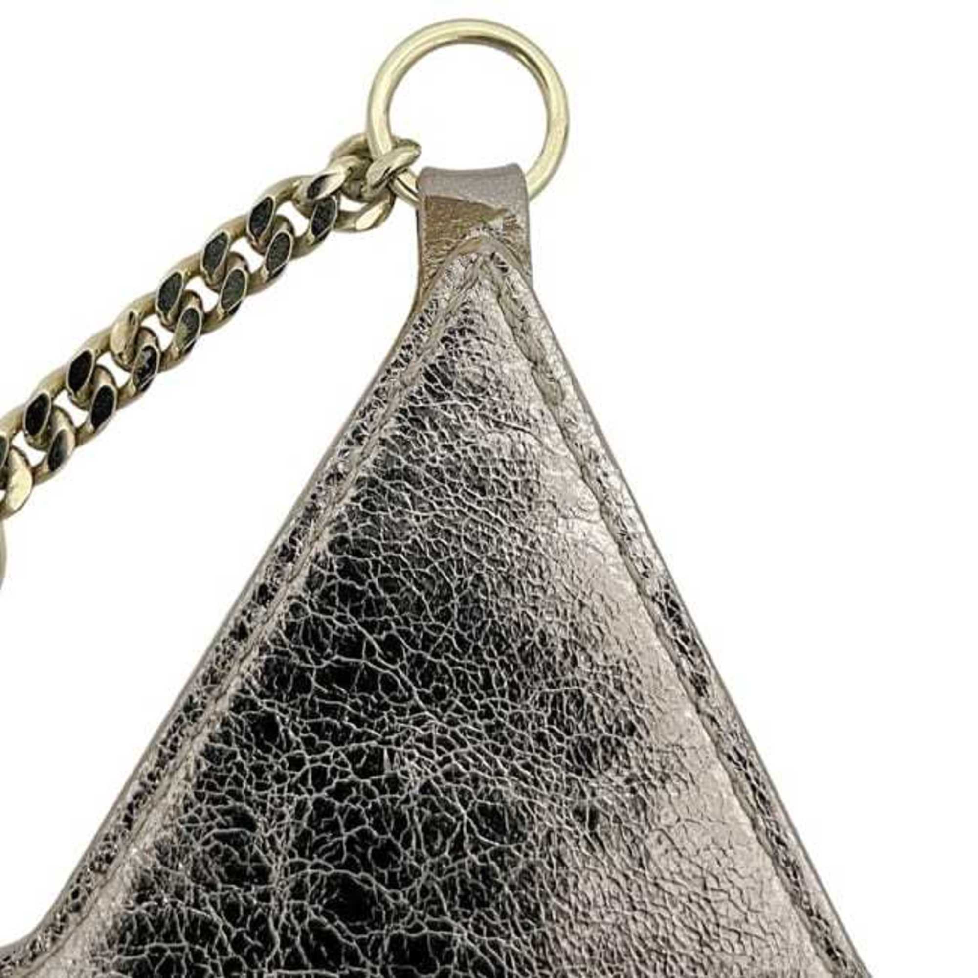 Jimmy Choo pouch ec-24756 gold J000047609001 leather 3D8DC0 JIMMY CHOO star coin purse for men and women with carabiner