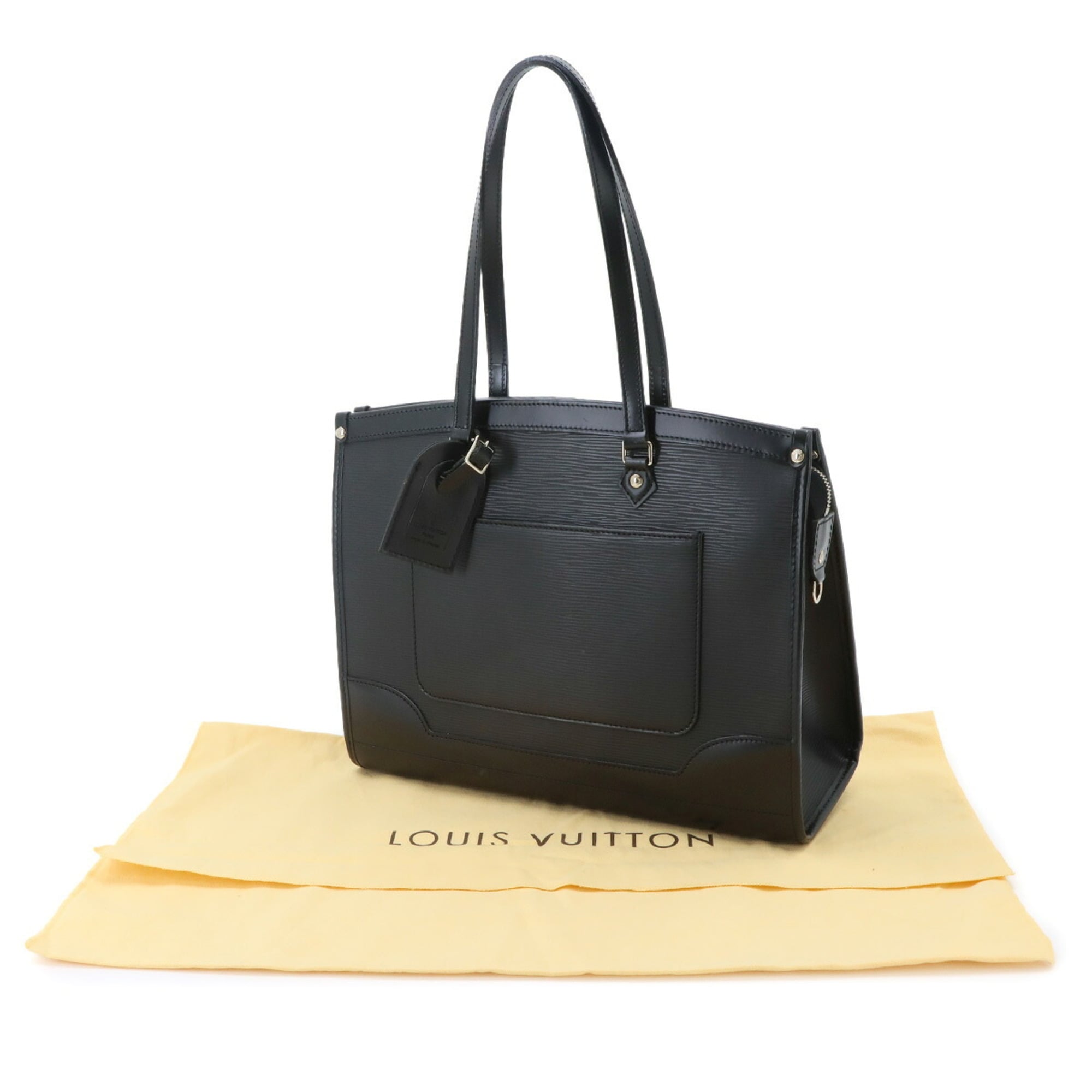 Louis Vuitton Madeleine GM Epi Leather Tote Handbag, Noir Black (M59342), Silver Hardware — New - Store Return