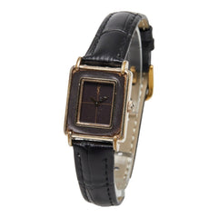 Saint Laurent Macaron Leather-In Watch 4-831268 Quartz Brown Dial Metal Leather Women's SAINT LAURENT — Good