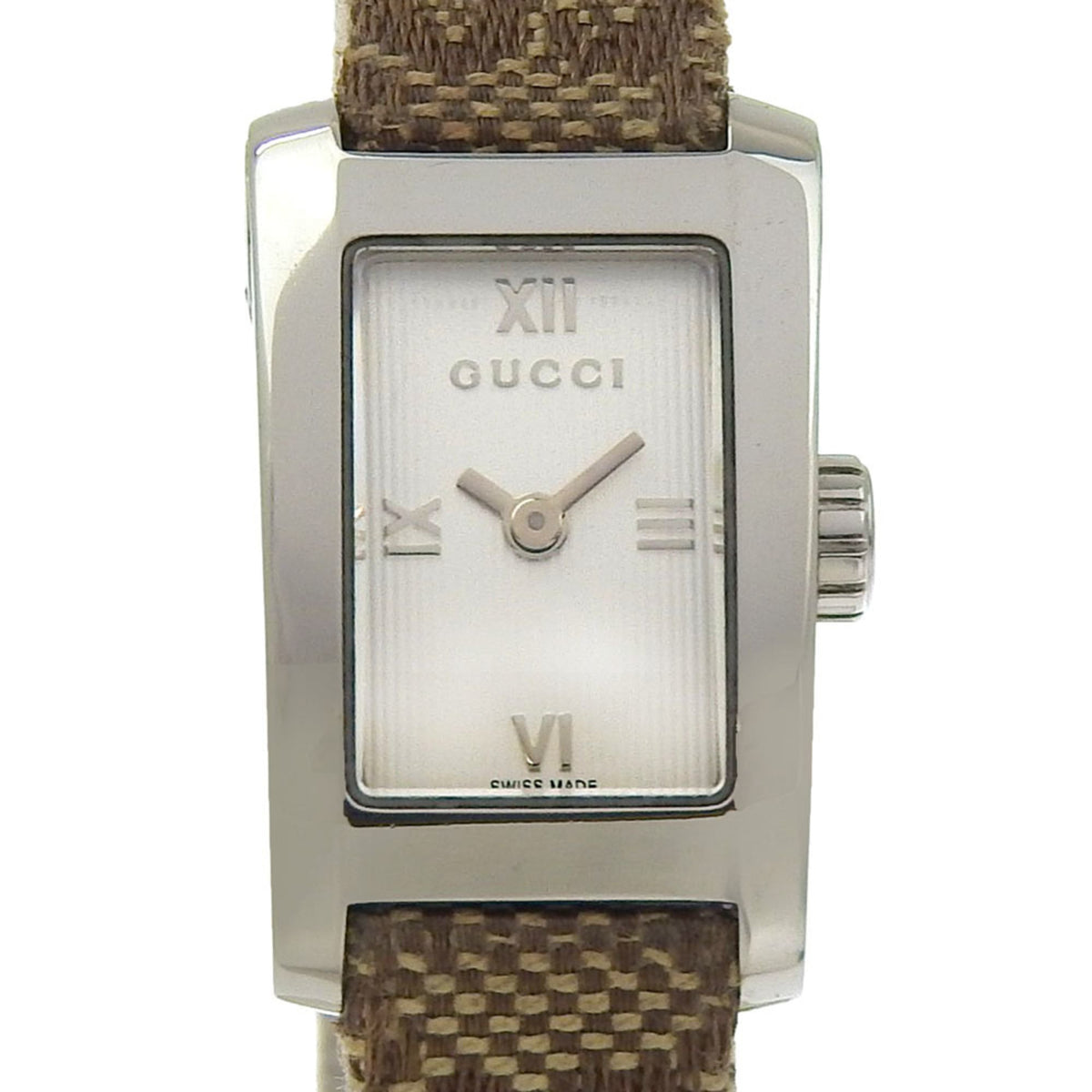 Gucci GUCCI watch 8600L stainless steel quartz analog silver dial women's — Very Good