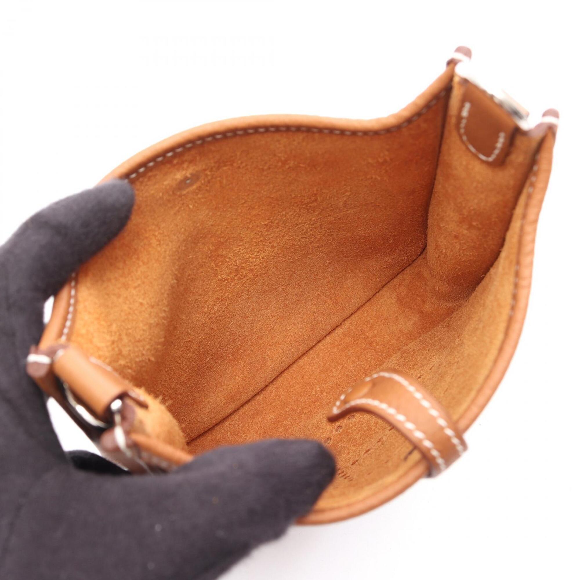 Hermes Evelyne Amazon TPM Gold Shoulder Bag/Handbag, Taurillon Clemence Leather, Women's, Brown Tones — New - Store Return
