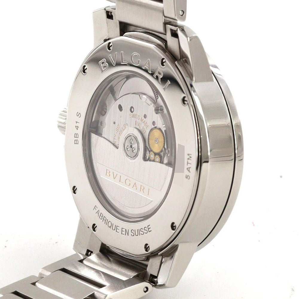 Bulgari BB41S BB41WSSD Stainless Steel Automatic Watch — Very Good