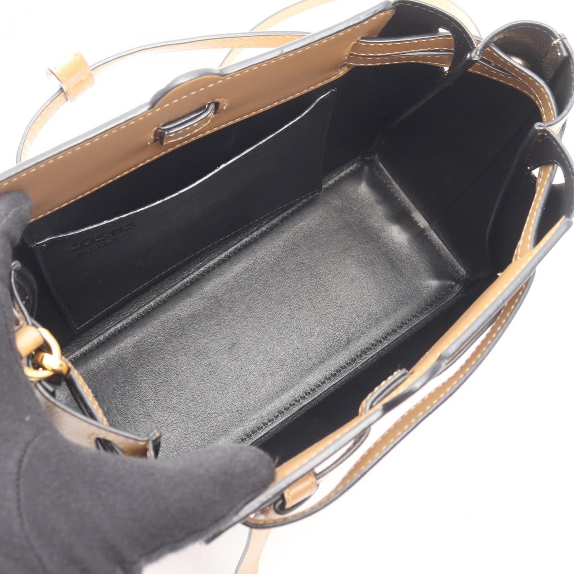 LOEWE LAZO MINI BAG Lazo Mini Handbag, Leather, Women's, Beige