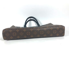 LOUIS VUITTON M54019 Monogram Macassar Porte Document Jour PDJ Bag Shoulder Tote Handbag Canvas Men's Brown G-241125-30 — Like New