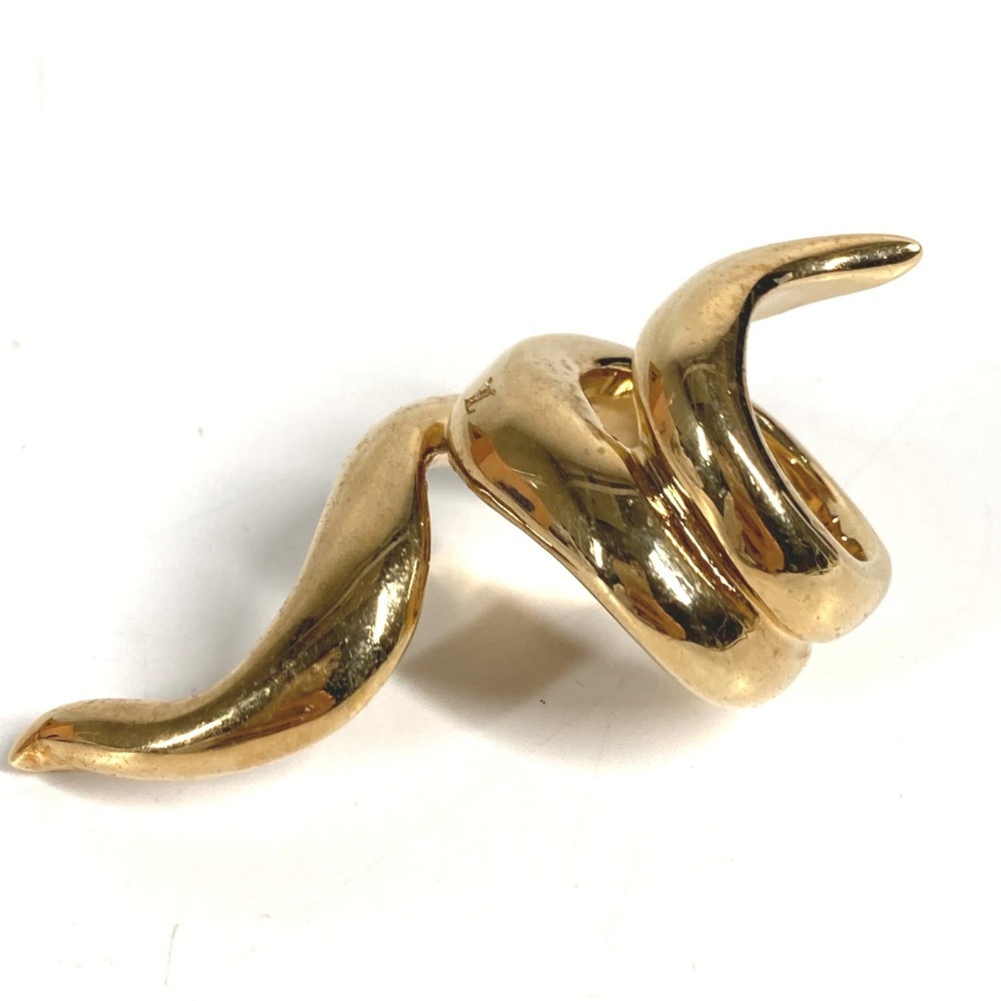 LOUIS VUITTON MP1955 Logo Accessory Jewelry Ring, Men's/Women's, Gold