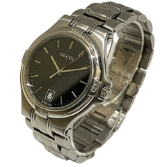 Gucci GUCCI watch, total weight 105.4g, stainless steel, quartz movement, black dial, 9040M — Good