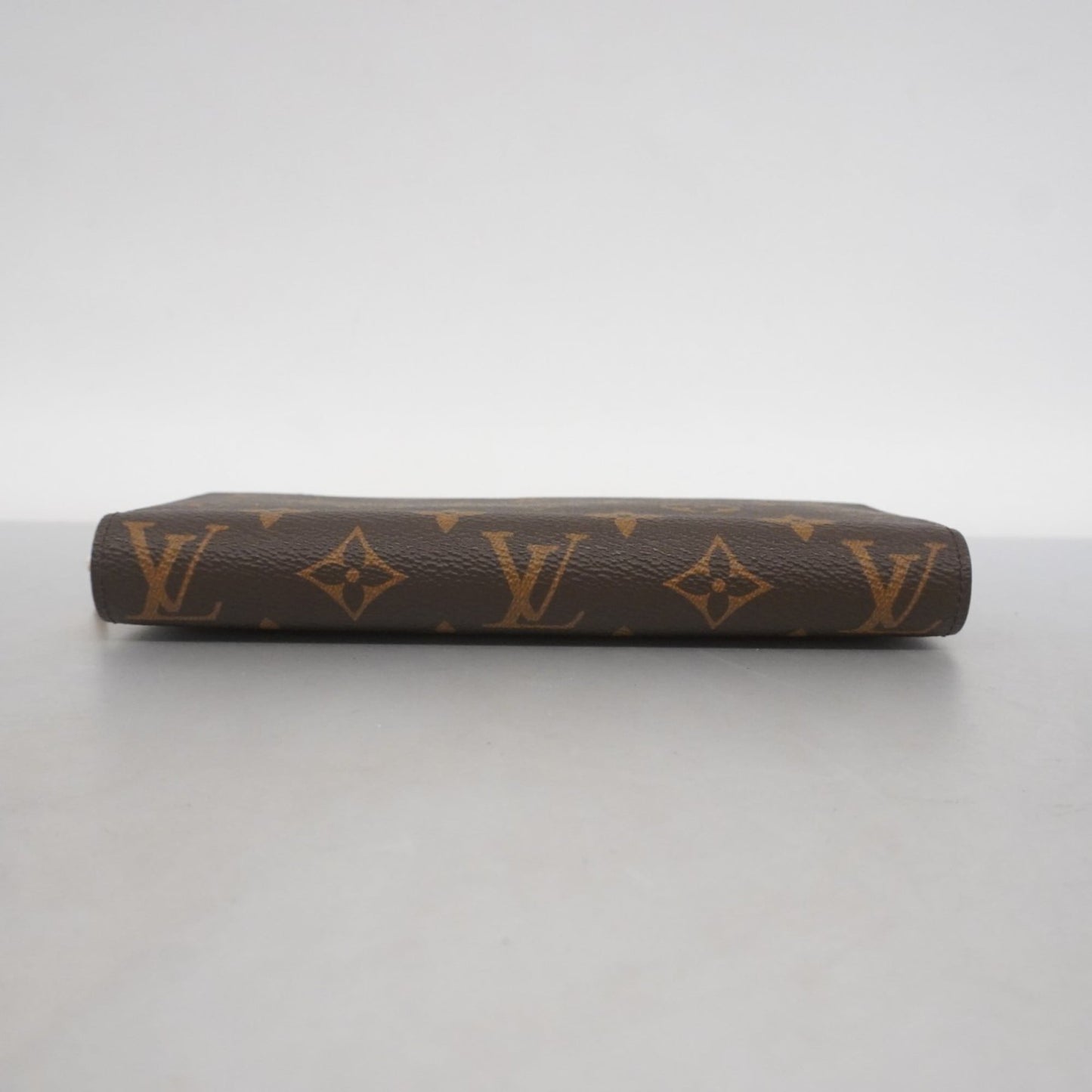 Louis Vuitton Monogram Zippy Wallet M42616 Brown Men's and Women's