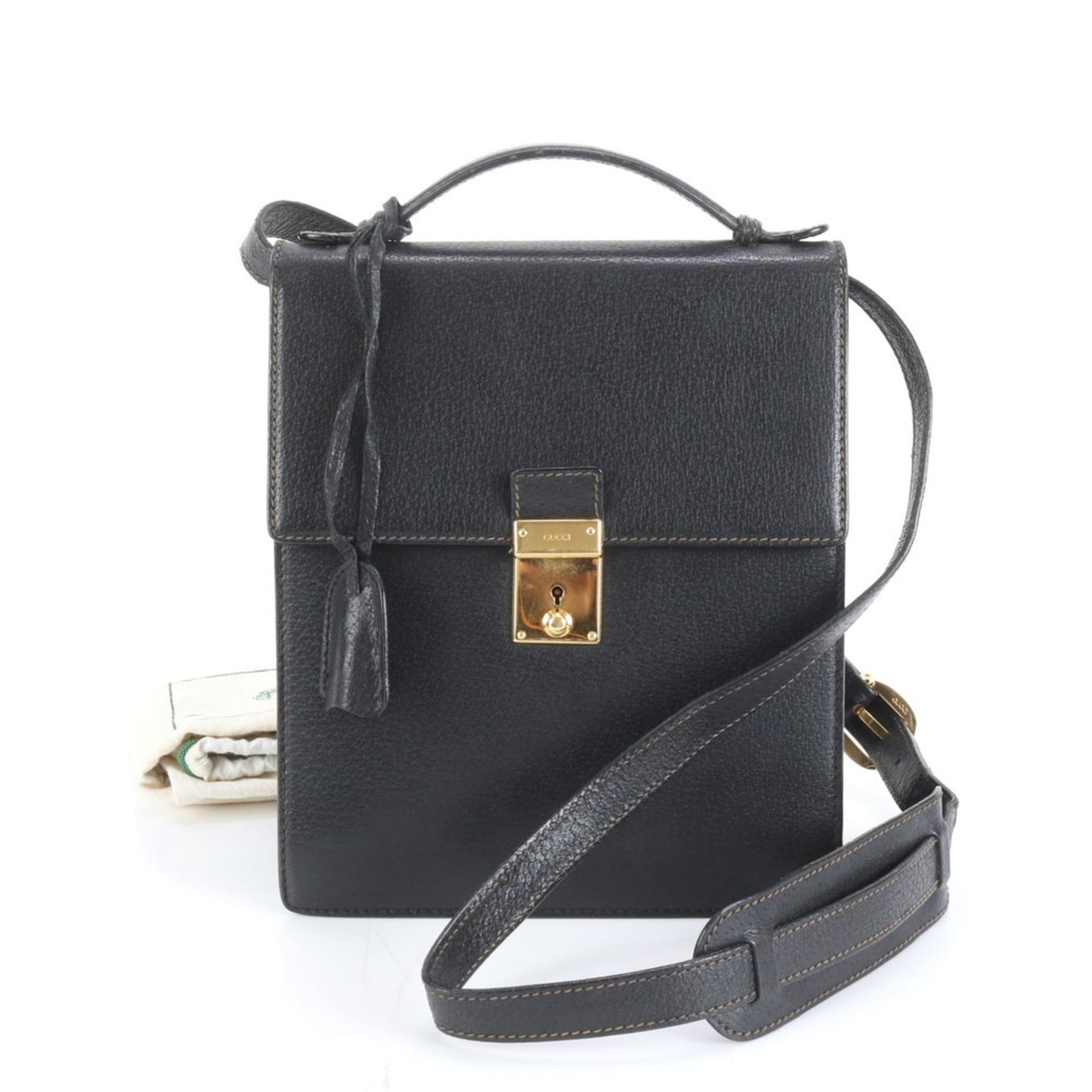 Gucci Old 018 904 Leather Shoulder Bag/Crossbody Tote for Women