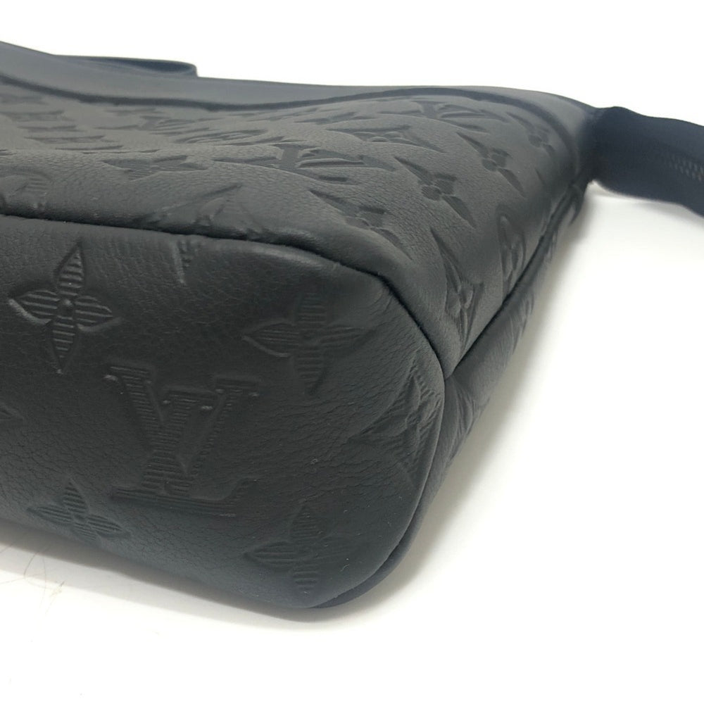 LOUIS VUITTON M82545 Pochette Voyage Souple Bag Clutch Second Men's Black — New