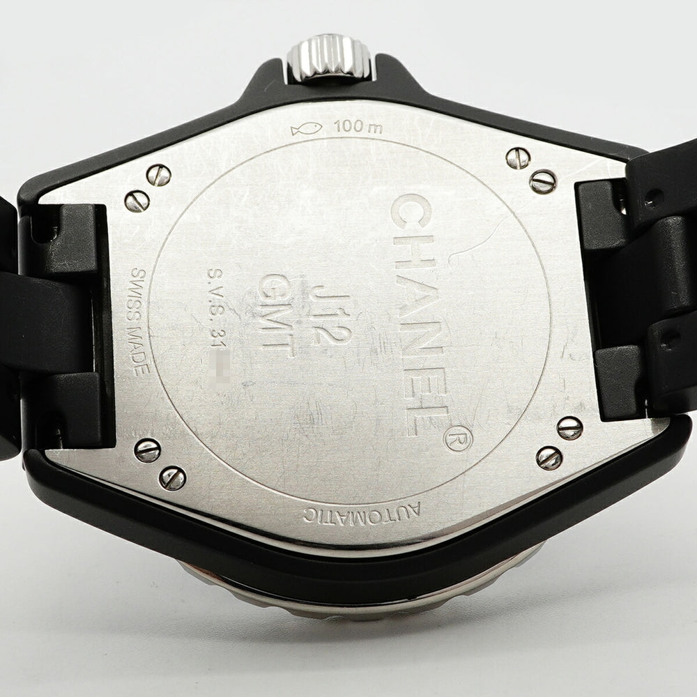 Chanel J12 GMT Matte Black H3101 Dial Men's Watch — Good