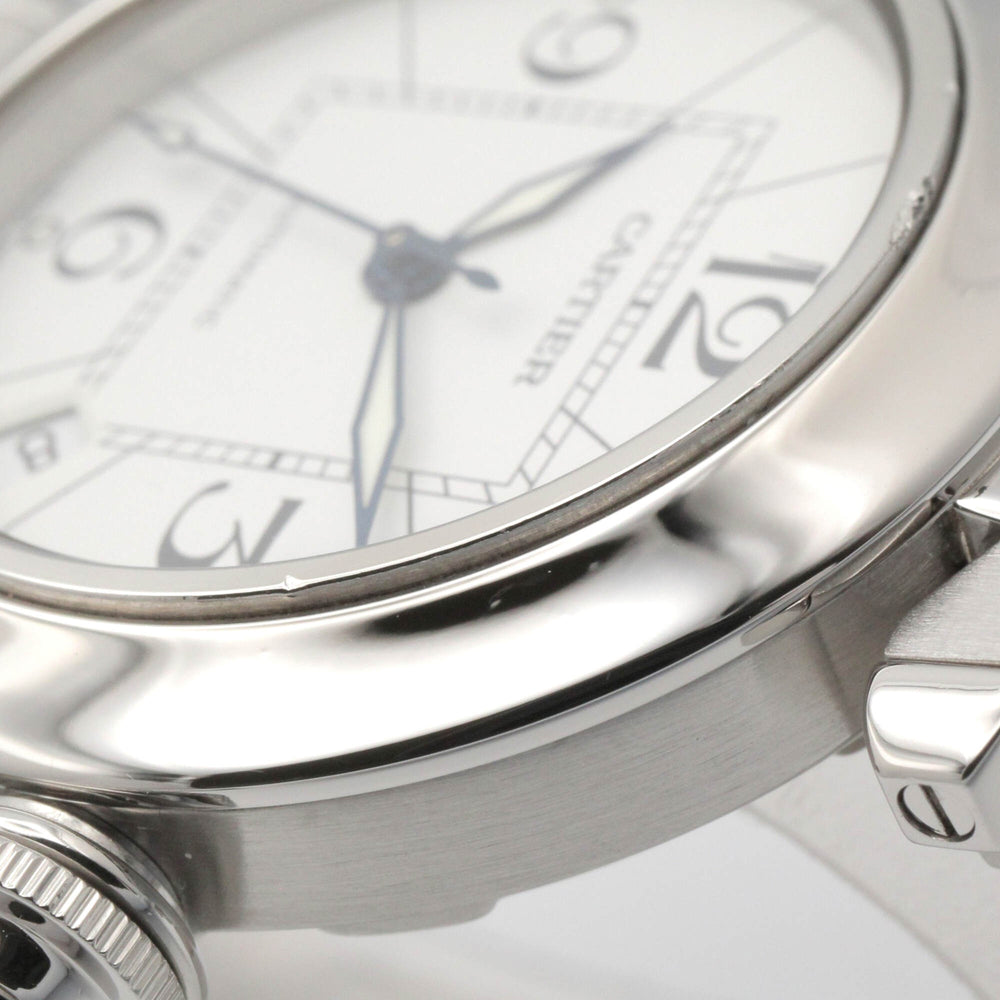 Cartier Pasha C Boys' Watch, Stainless Steel, White, W31074M7 — Very Good