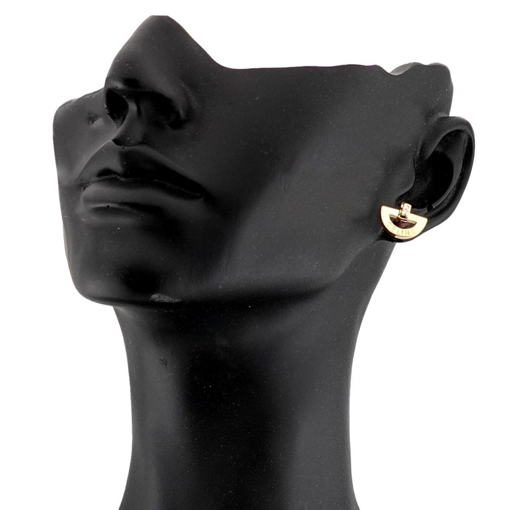 Celine CELINE Diamond 0.03ct Earring 18K YG Yellow Gold 750 Single Pierced — Like New