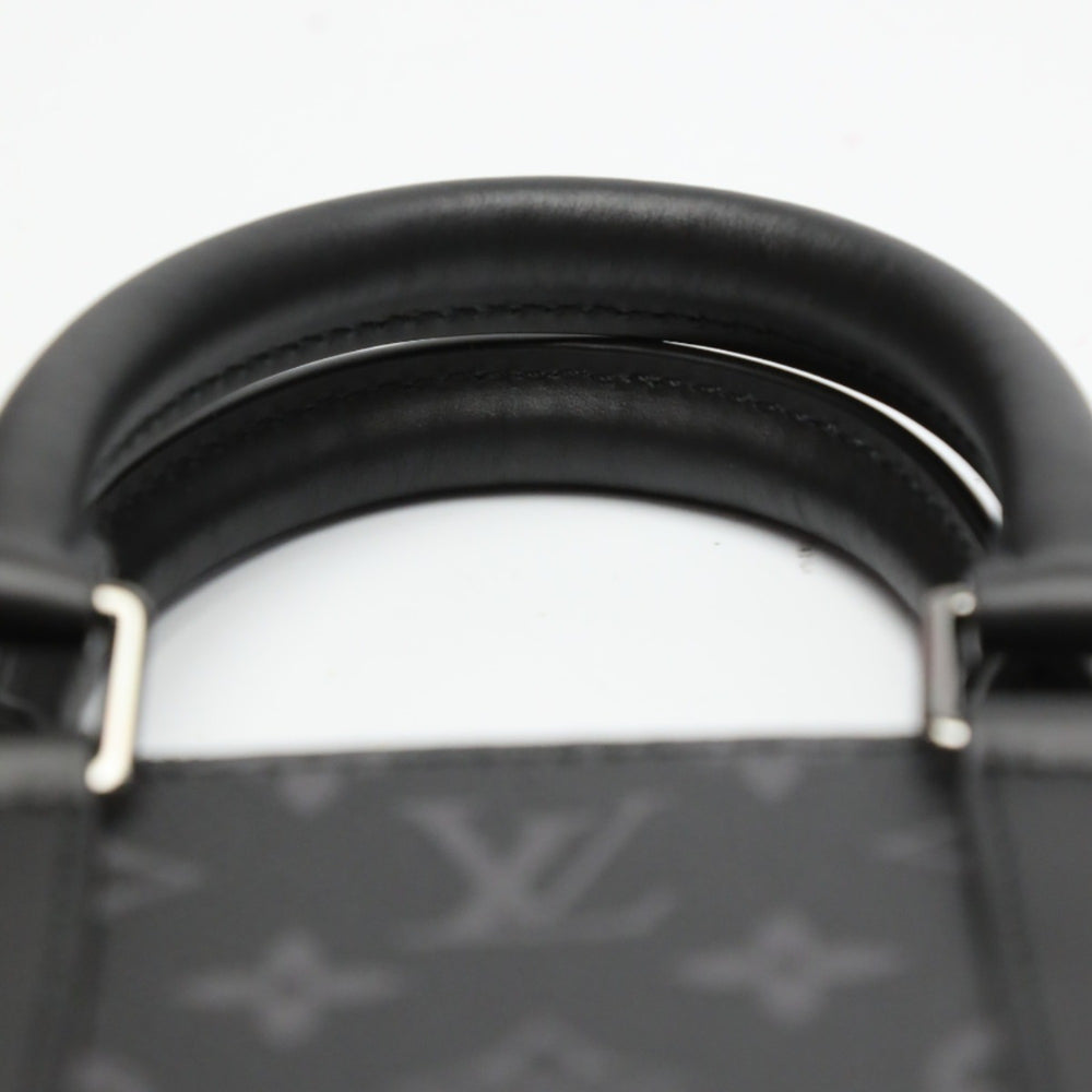 Louis Vuitton LOUIS VUITTON Tote Bag Shoulder Monogram Eclipse Sac Plat Cross Canvas M46456 Black LV — Like New