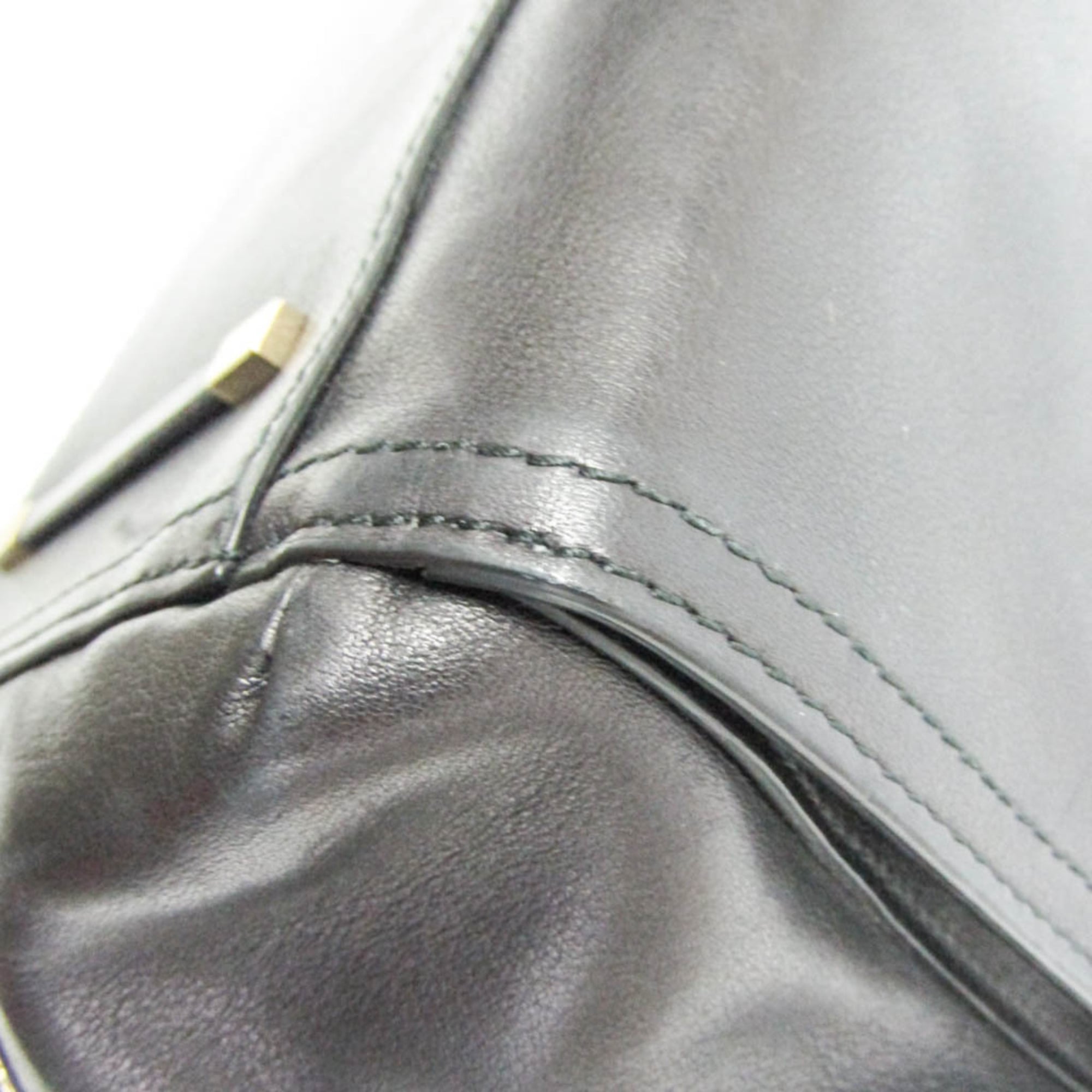 Salvatore Ferragamo GF-21 G840 Women's Leather Handbag,Shoulder Bag Dark Navy — Like New