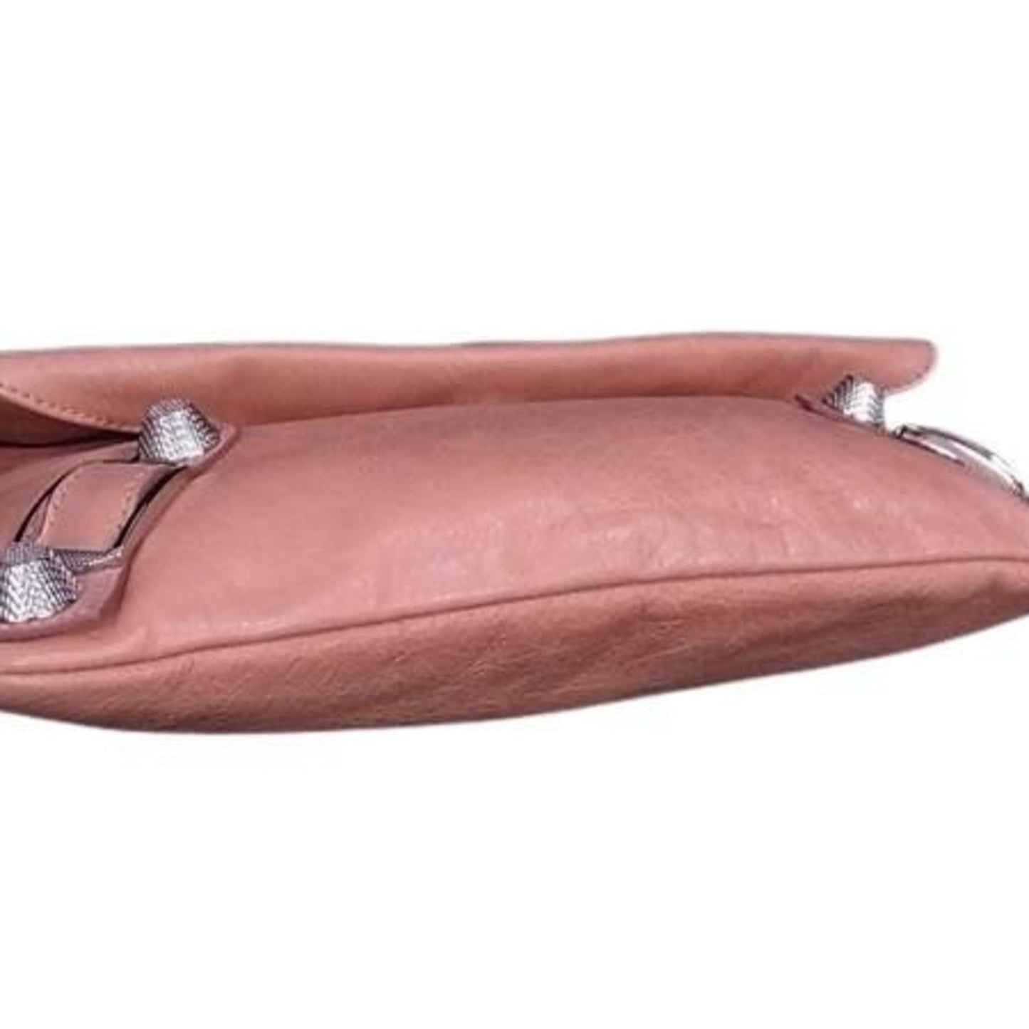 BALENCIAGA Giant Envelope Clutch Bag 186182 Pink Leather Women's