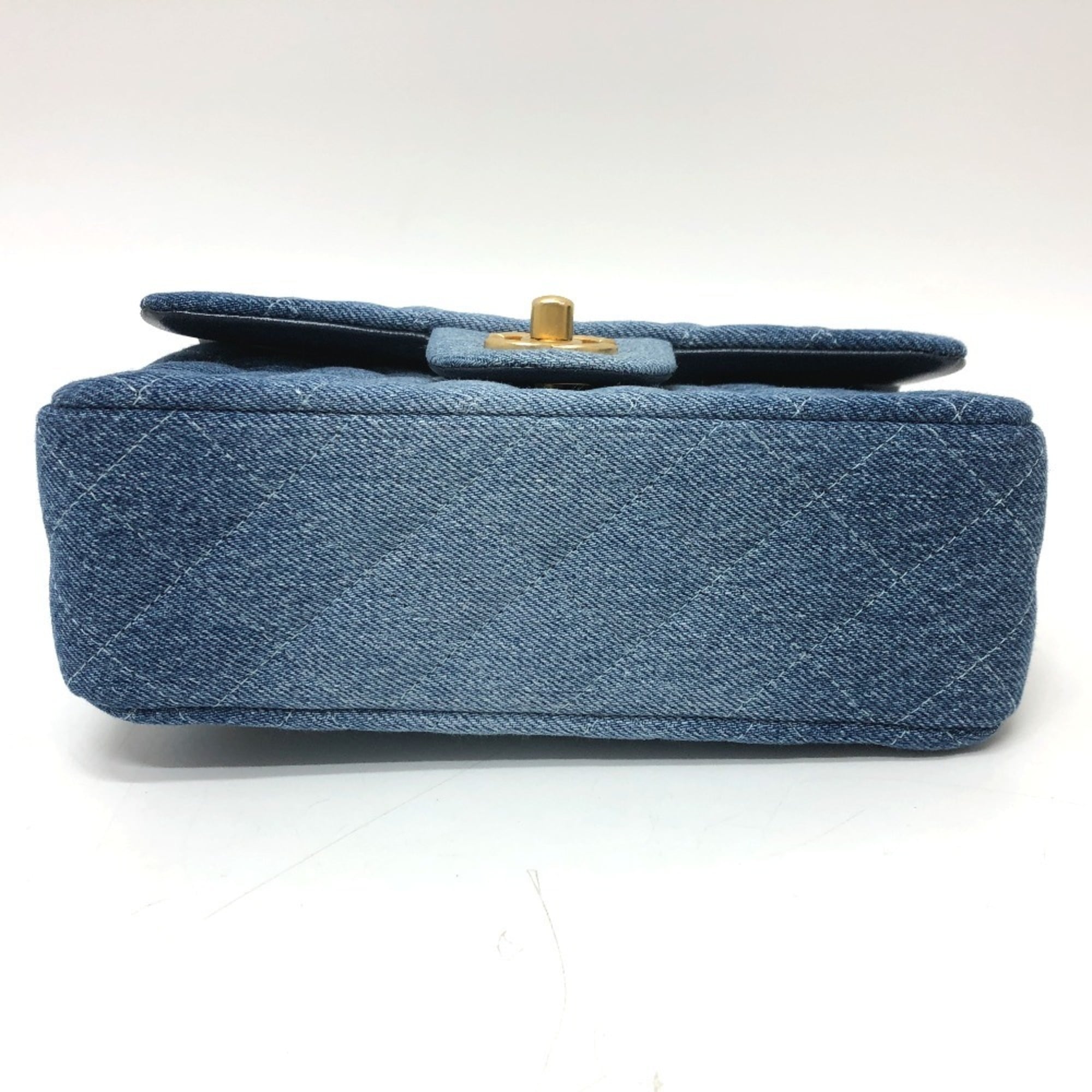 CHANEL Chanel Matelasse Gradient Shoulder Bag Denim Women's Blue — New - Store Return