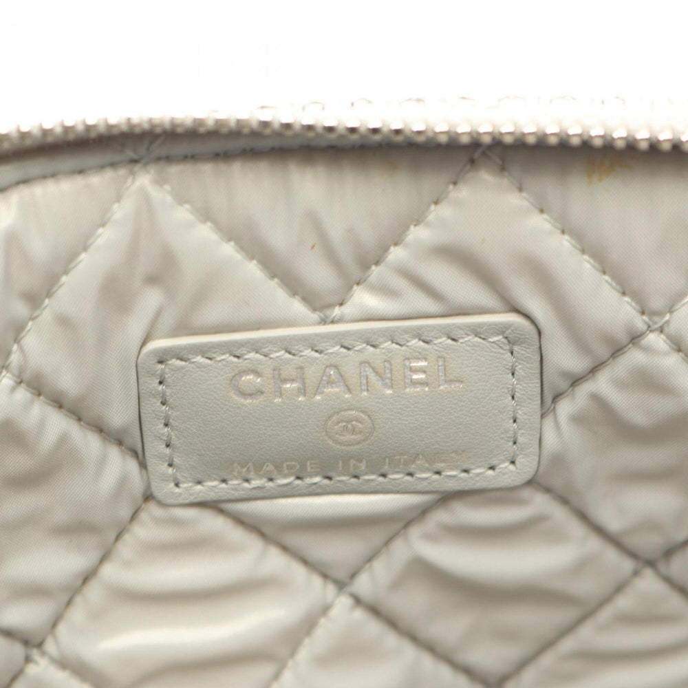 Chanel Deauville Second Bag Clutch Handbag Straw Women's Gray — New - Store Return