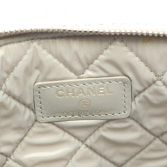 Chanel Deauville Second Bag Clutch Handbag Straw Women's Gray — New - Store Return