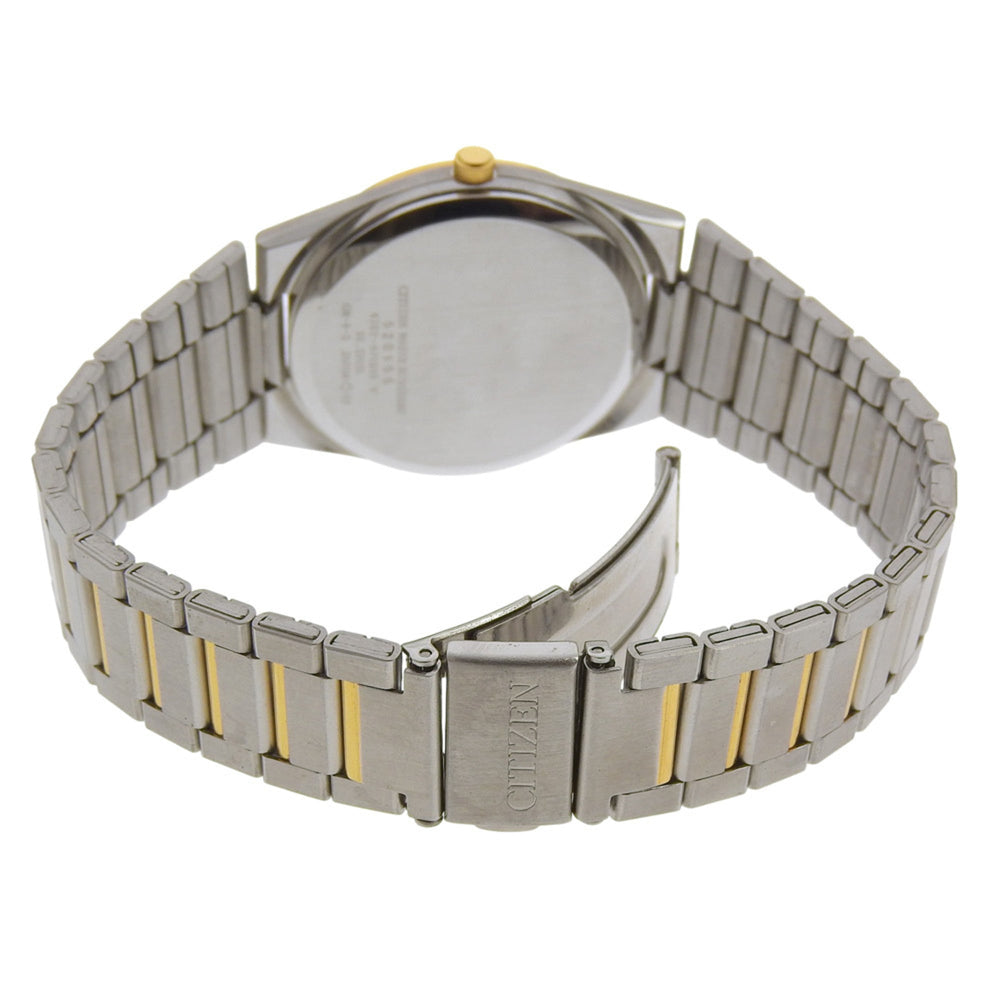 Citizen FORMA watch 4762-471369, stainless steel, quartz, analog, white dial, men's — Very Good