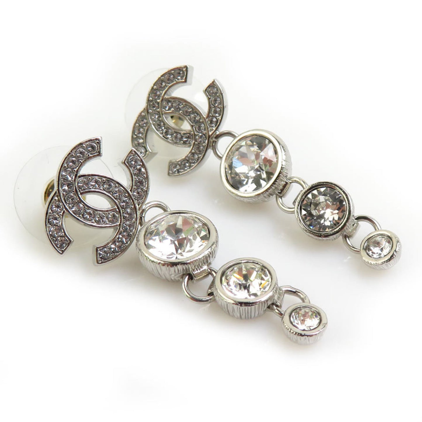 CHANEL Metal Silver Earrings for Women r10629a