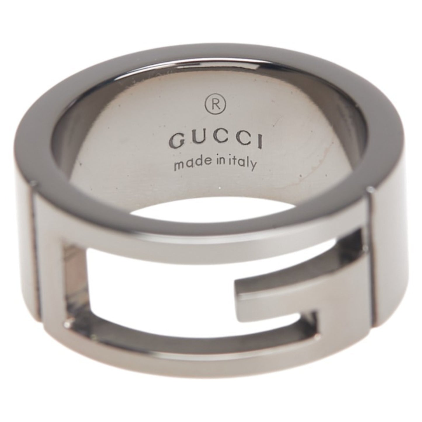 Gucci Branded G Ring, SV925 Silver, Women's, GUCCI